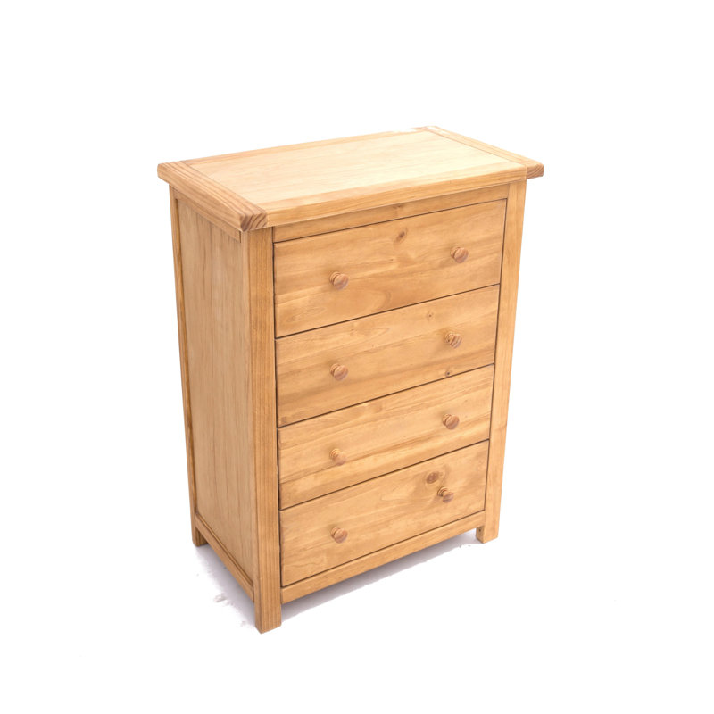 Pompey 70cm W 4 - Drawer Chest of Drawers, Waxed