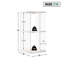 Glass 38 cm W Display Cabinet-1866153053