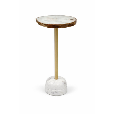 Agate naturelle et laiton
Table d'appoint
