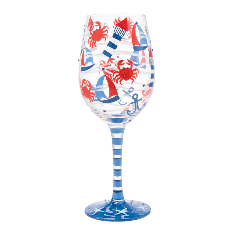 Verre à vin 15 oz Enesco Lolita Ahoy There Matey