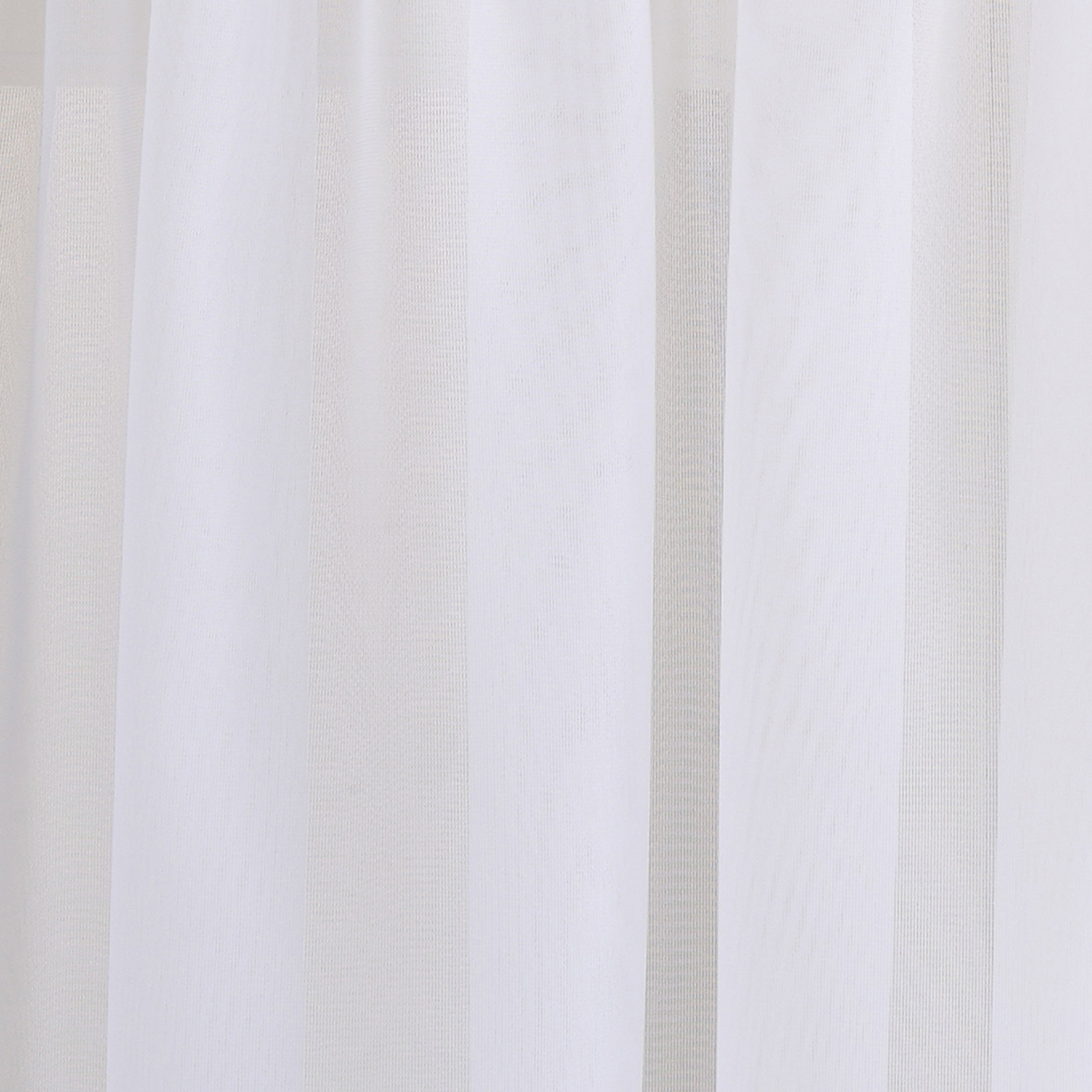 Sheer Tab Top Curtain Panel - Basics by Wayfair™, White, 59"W x 63"L