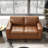 Latitude Run® Caro Leather Upholstered Loveseat-128681362