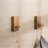 Myzafer Solid Wood Brass Wall Hook