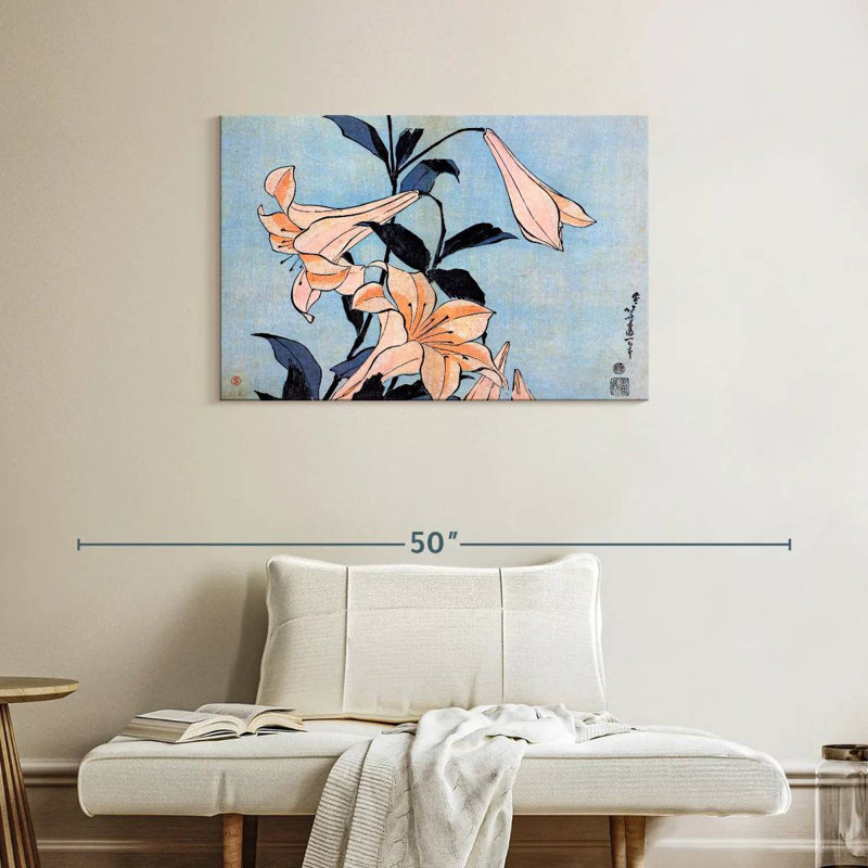 Harnek Lilies 1830, 24" H x 36" W