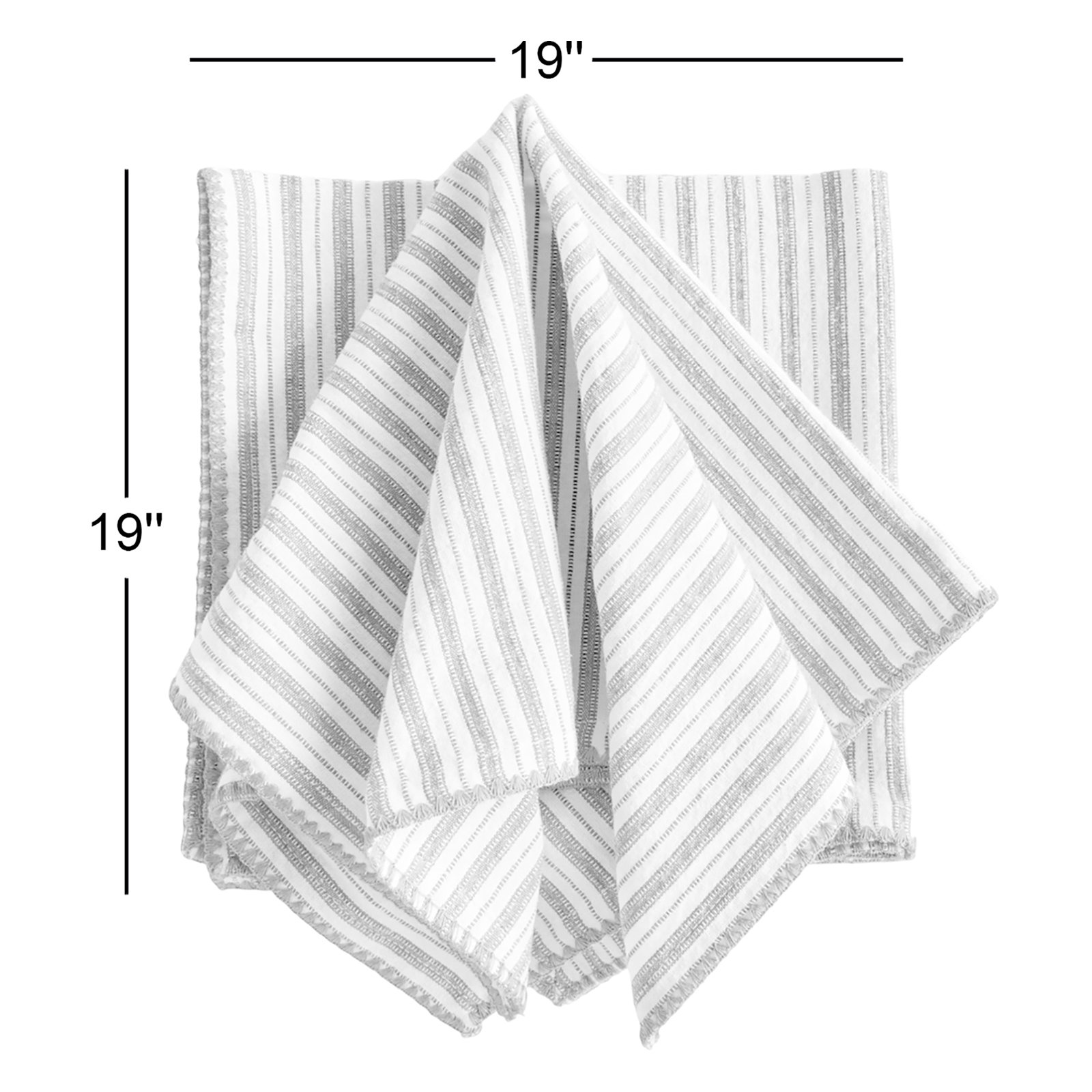 Nigel Reversible Napkin, Striped