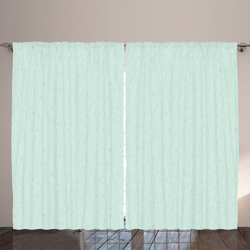 Semi Sheer Curtain Pair