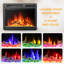  60" Fireplace TV Stand With Electric Fireplace,Remote&Timer-1317168464
