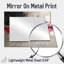 Expressionnisme de l'or rose foncé Fusion I - art mural miroir néo-expressionniste - imprimé sur métal-600731392