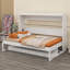 Lit escamotable avec rangement, armoire-lit pliable avec coiffeuse, miroir central et 2 tiroirs latéraux-1644908068