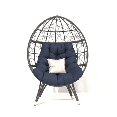 Fauteuil surdimensionné en osier Dakota Fields