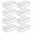 mDesign Plastic Storage Bin Box Container, Lid and Handles-98155408-98155403