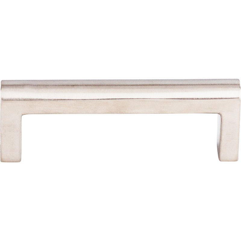 Ashmore Bar Pull, Brushed Stainless Steel, 3 3/4" Center to Center