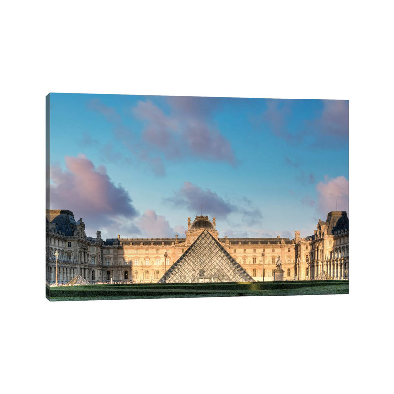 the Louvre Palace Museum I 1 Piece Wrapped Canvas Wall Art, 20.32 cm H x 30.48 cm W