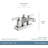 Double Handle Deck Mounted Roman Tub Faucet-43409631