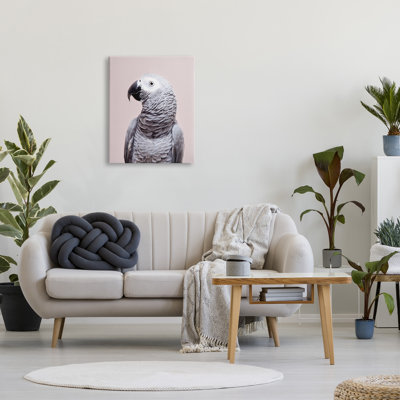 «Stupell Industries», art mural gris sur toile par Sissi et Seb