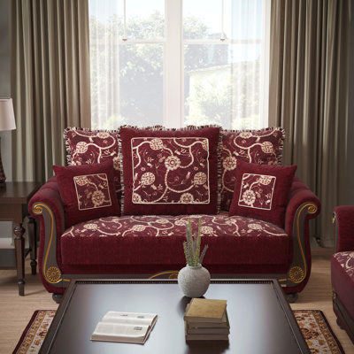 Upholstered Convertible Loveseat With Storage, Modern Sofa With Pillows For Living Room Bedroom