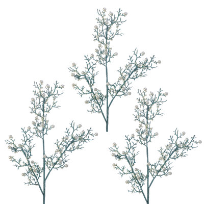 Jet de corail scintillant 26 "avec perles