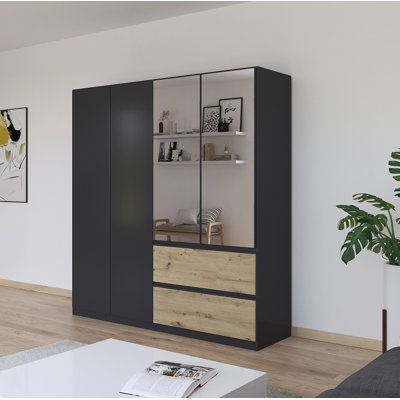 Wardrobe wardrobe COSTA hinged door wardrobe with push-to-open function