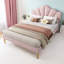 Aarna Velvet Upholstered Bed-1634610708-1634610709