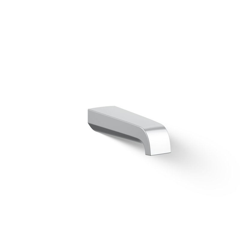Pitch Wall-Mount Bath Spout, Polished Chrome