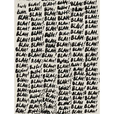 Blahblahblah Print