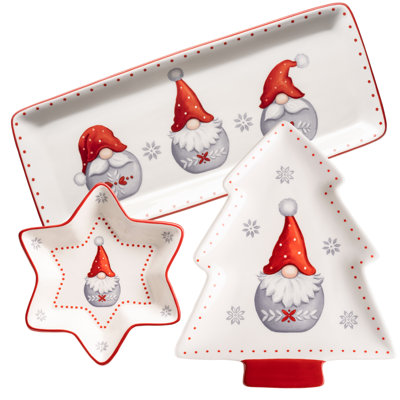 3-tlg. Servierplatten-Set Aurela