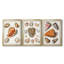 Collection de coquillages 7 - Toile tendue avec châssis sur mesure - 3 pièces-2110783383-2110783382