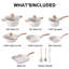14 - Piece Non-Stick Aluminum Cookware Set