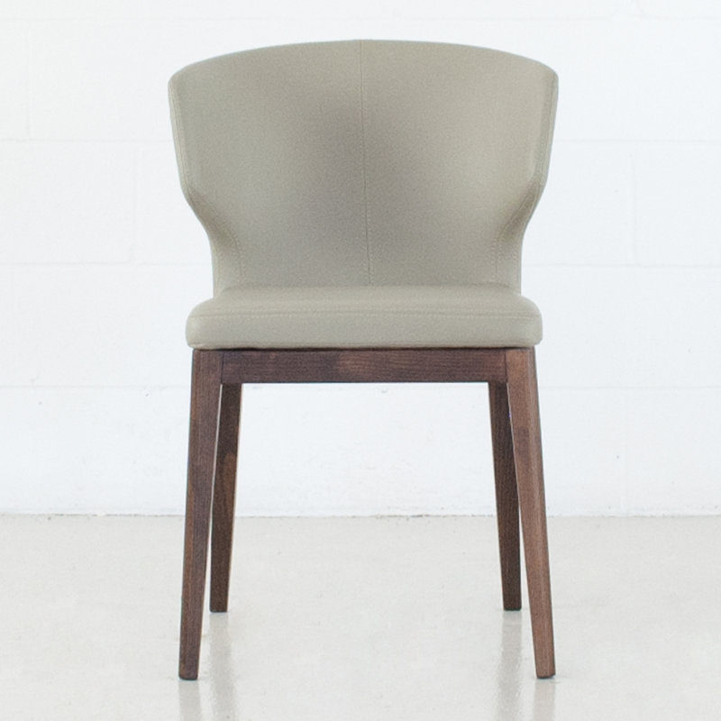Chaise rembourrée Aislinn, Taupe, Brun