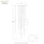 Rainfall 11 Frosted White Glass Pendants Chandelier-1094027604-1094027615