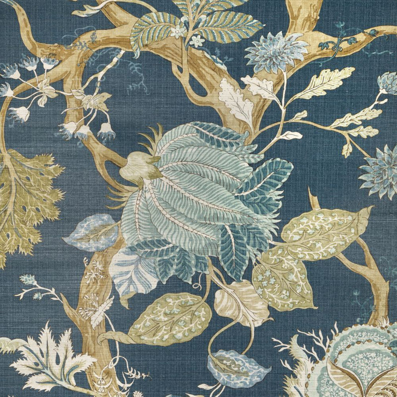 Kravet Design - W4201-535, Green/Brown/Dark Blue