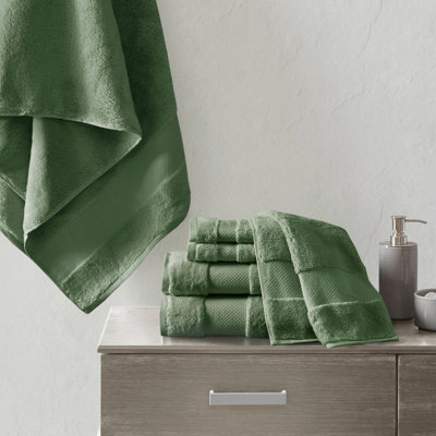 Cotton 6 Piece Bath Towel Set 6-Piece