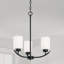 Lustre classique à 5 lumières avec abat-jour Bryker Woods