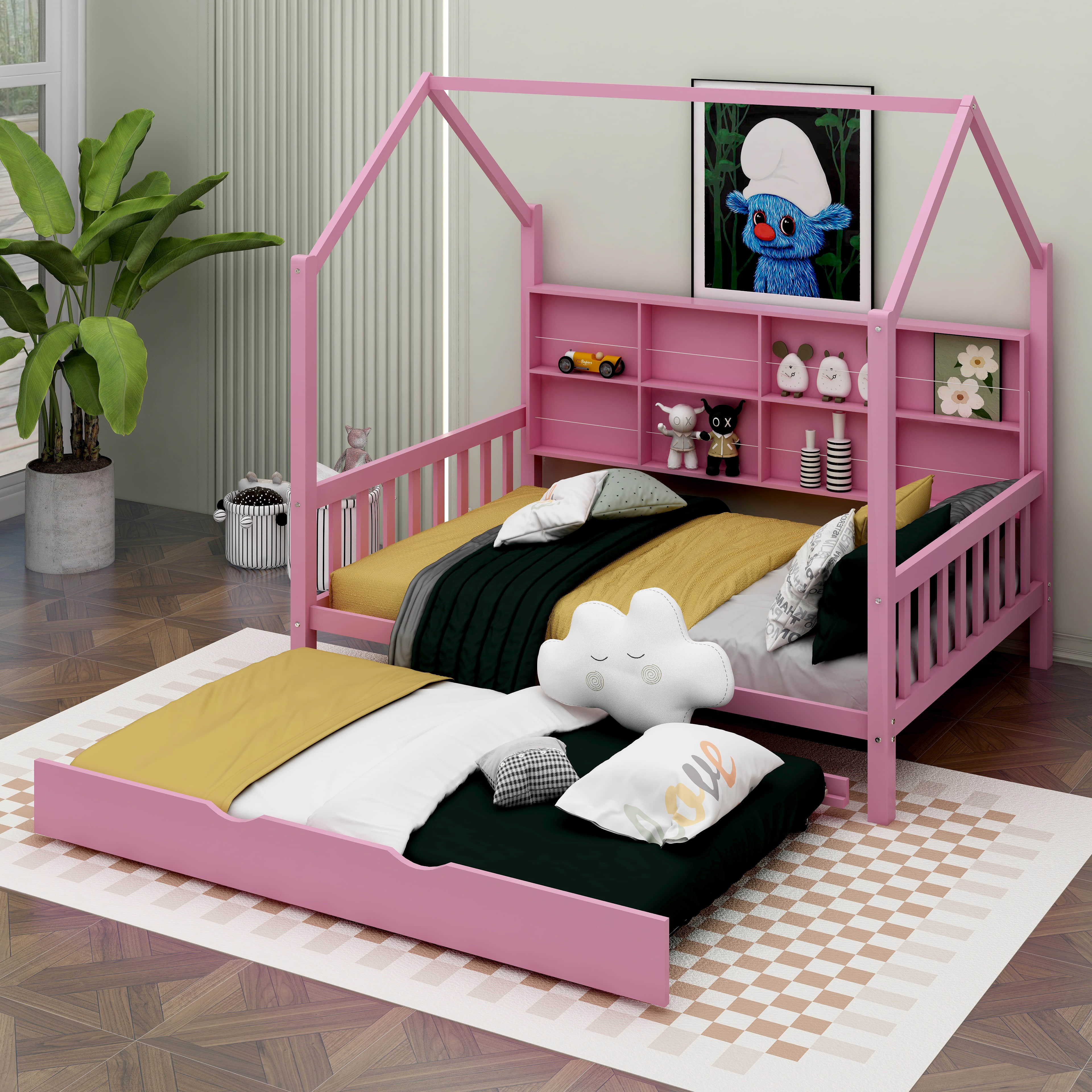 Harper Orchard Wamego Canopy Storage Bed Wayfair