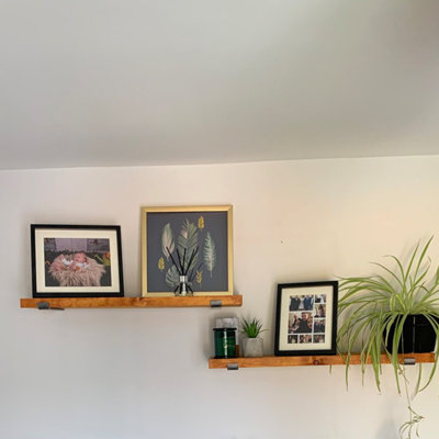 Vaasa 2 Piece Wood Floating Shelf