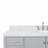 Cambridge Single Bathroom Vanity with Carrara Marble Top-88398665-88398666