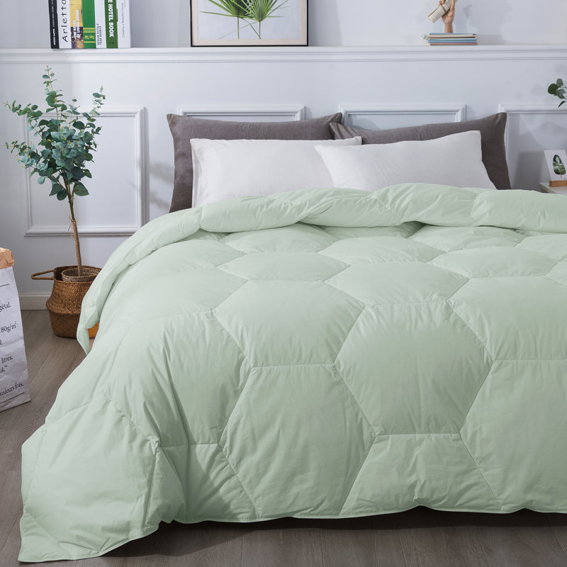 Édredon en duvet synthétique polyester toutes saisons, Rosée du matin, Grand lit