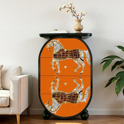 Armoire console en bois massif French French