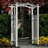 White Vinyl Arbor