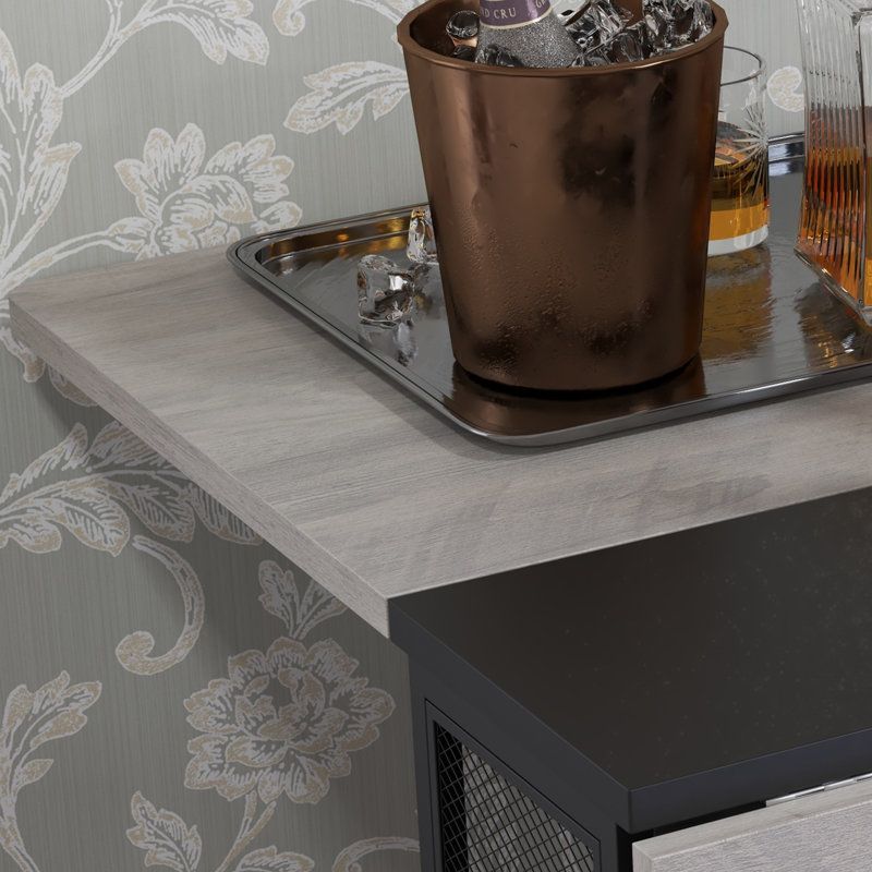 Folding Drop  Table for 4 Persons - Space-Efficient Kitchen Table with 2 Storage Shelves and Wheels