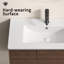 Lavabo encastré rectangulaire en céramique