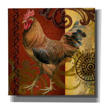 «Belle Rooster 1» par Art Licensing Studio, art mural sur toile
