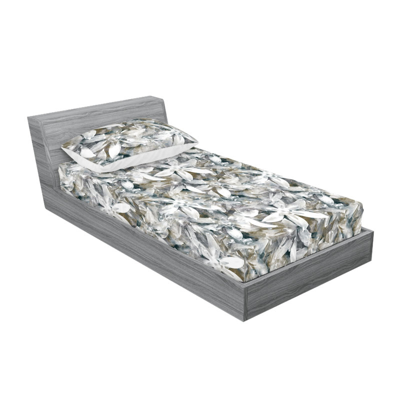 Drap-housse et taie décorative Ambesonne, Ensemble de draps pour lit simple TG avec 1 taie d