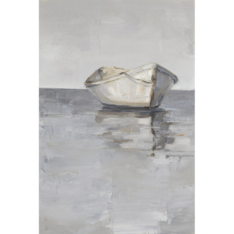 "Bateau sur l'horizon I" par Ethan Harper, reproduction d'art sur toile, H 12 po x l 8 po, Toile tendue