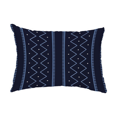  Housse de coussin d'extérieur rectangulaire Mudcloth