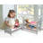 1-2-3 Convertible Doll Bunk Bed with Baskets and Free Personalization Kit