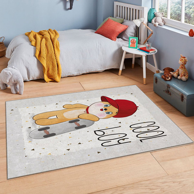 Tapis luxueux, 100% polyester, 70,9 po x 110,2 po | Éponge stratifiée anti-dérapante 740 g / m² pour le confort | Antibactérien, facile à nettoyer, lavable à la machine | Parfait pour le salon et la chambre à coucher
