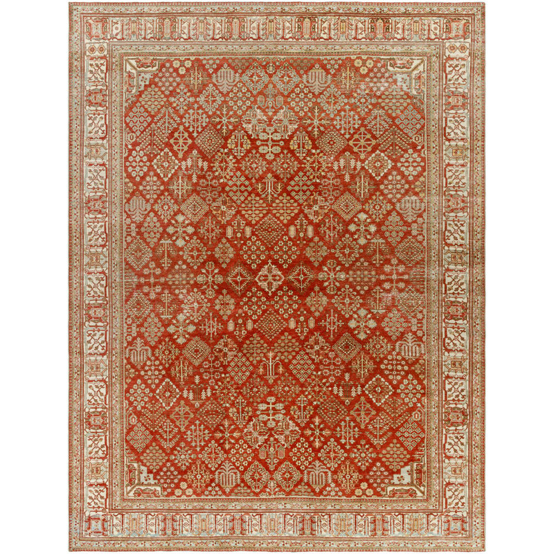 Antique One Of A Kind One-of-a-Kind 7'5" X 9'10" Hand Knotted Area Rug