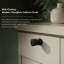 Bouton d'armoire de style Mid-Century moderne ROUS Hardware, gris anthracite (noir)-110980548