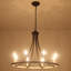 Luminaire rond rustique de style chandelier en forme de bougie à 8 lumières Mumme-1441524058-1453875649